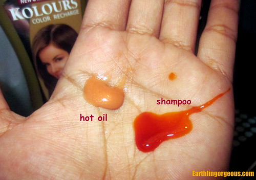 Kolours Color Recharge Hot Oil and Shampoo