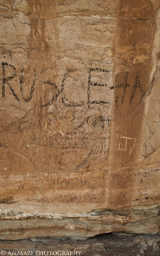 Vandalized at Tusher Tunnel