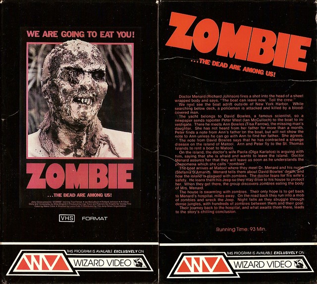 Zombie (VHS Box Art)