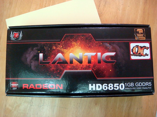 Lantic HD-6850 1GB-DDR5 顯卡