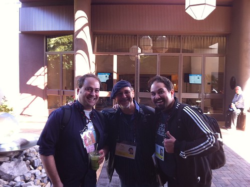 We are getting @acarvin to grow a goatee this week @TEDActive Part of the family w @joescastillo