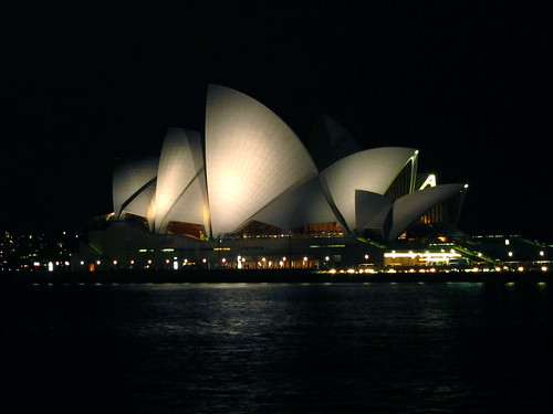 opera house at night