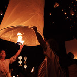 Wish Lantern of Loy Krathong Festival