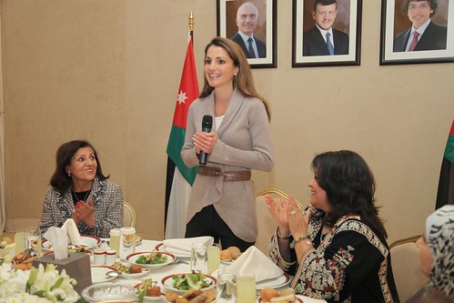 Lunch with women from Irbid