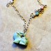 Easter bunny- Turquoise Bunny Necklace