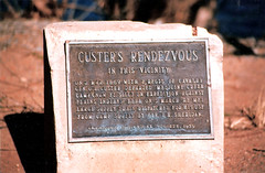 OK Historical Marker - Custer's Rendezvous