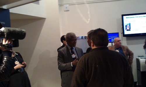 There's Kofi Annan #wef #davos