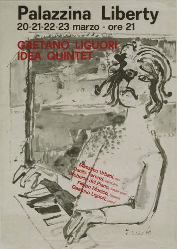Dario Fo poster gaetano liquori idea quintet