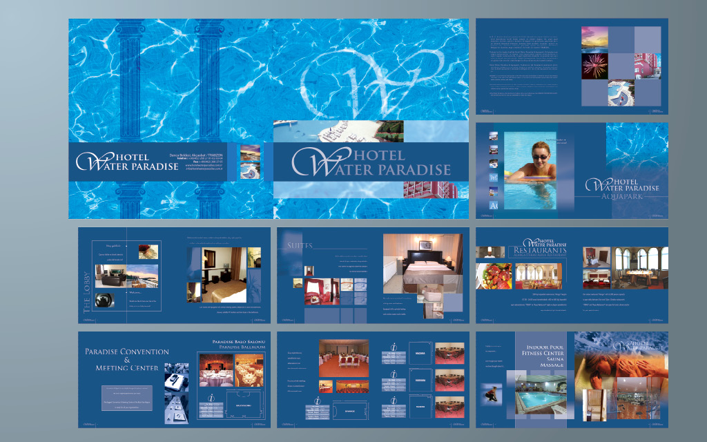 Hotel brochure design sample