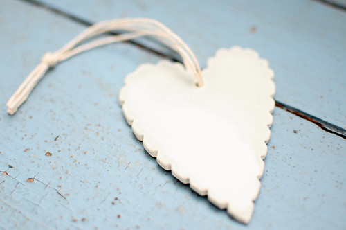 Krystal Speck ceramic heart