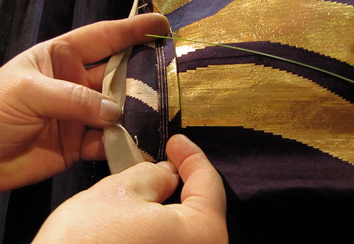 Gold thread booth