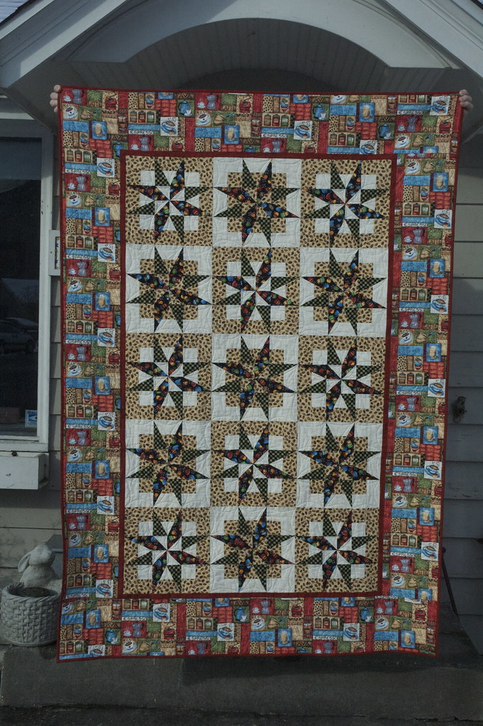 Betsy's finished Mystery Quilt