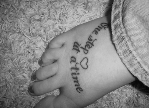 Bible Quote Tattoos on foot