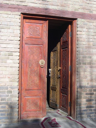 Door to the Karakhan Mausoleum ©  upyernoz