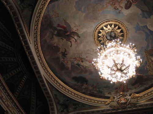 interior de la ópera
