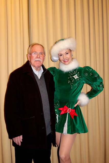 Dad and a Rockette