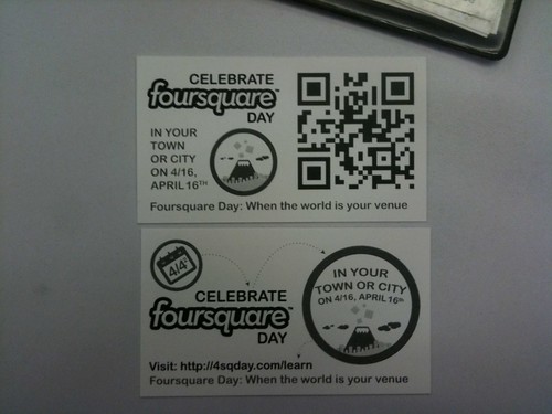 Celebrate Foursquare Day Cards