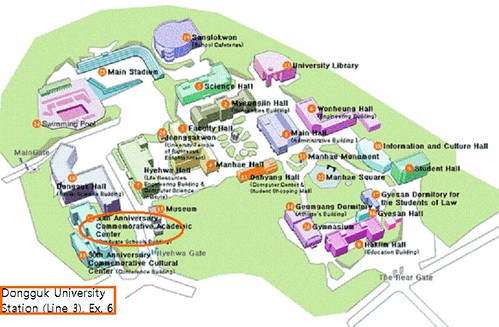 dongguk campus map