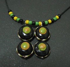 Egyptian Inspired necklace by pinkcatdesign