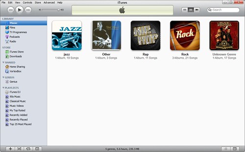 Genres in iTunes before tagging