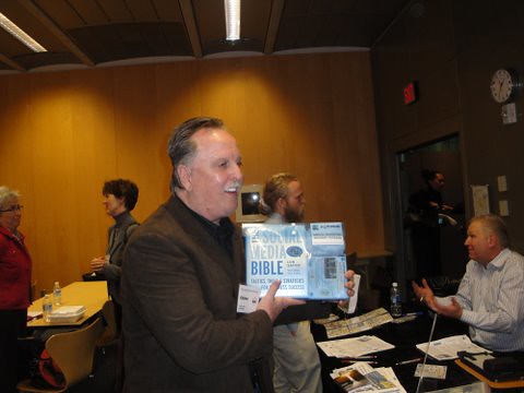 Charles G. Irion at the Arizona Book Publishing Association Jan Meeting after a presentation on social media