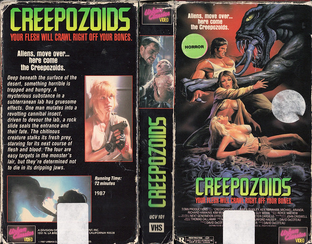 CREEPOZOIDS (VHS Box Art)
