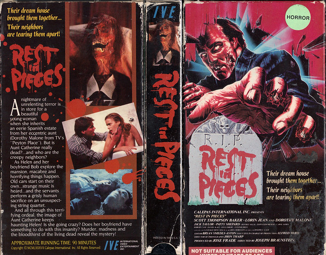 REST IN PIECES (VHS Box Art)
