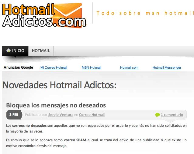 Hotmail Adictos