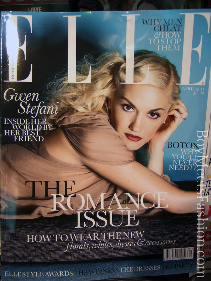 Gwen Stefani on Elle magazine - April 2011