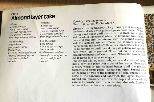 almond layer cake