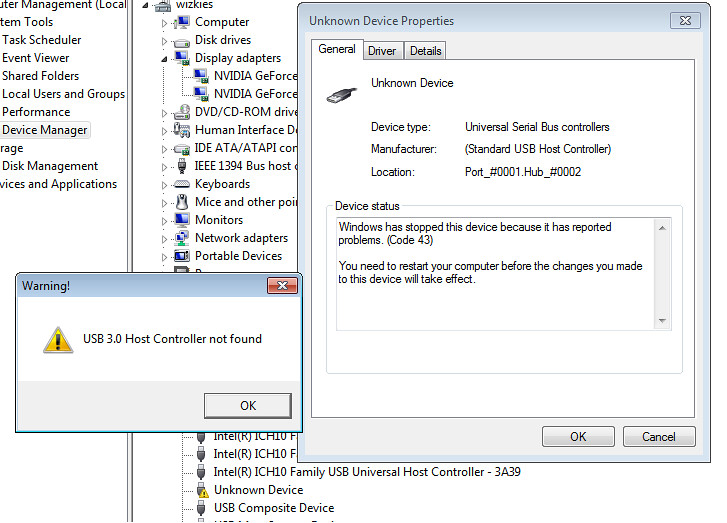 Xpower Usb 3 0 Host Controller Not Found