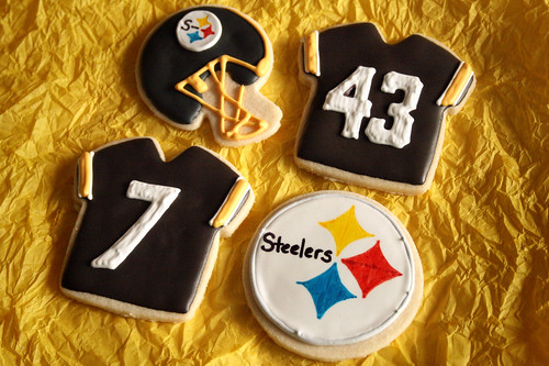 Steelers Super Bowl Cookies.