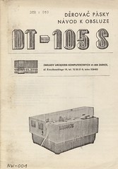 DT105S -- Dokumentace -- Strana 1