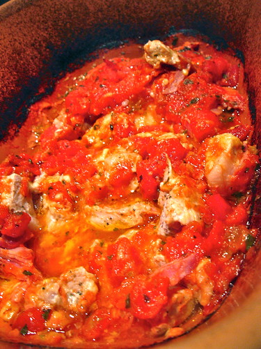 Romertopf Pork Cutlet in Tomato sauce