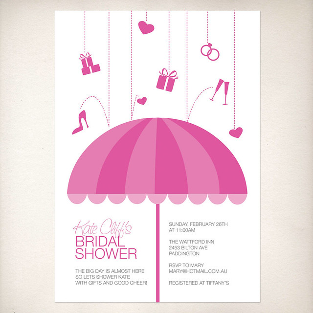 bridal shower umbrella