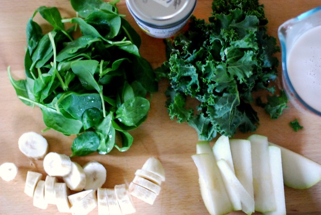 kale & spinach smoothie