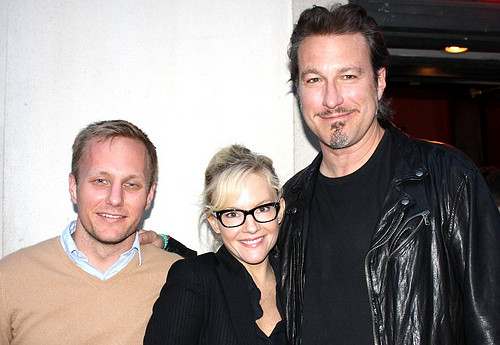 Robbie Pickering and Rachael Harris of Natural Selection with John Corbett