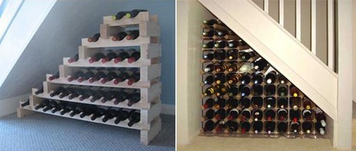 Wine Racks under the Stairs-www.rentoown.ph
