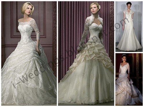 Much like these styles in this iLoveThese wedding gowns for Kate Middleton