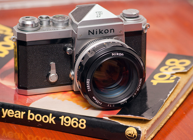 Nikon F, 55mm f1.2