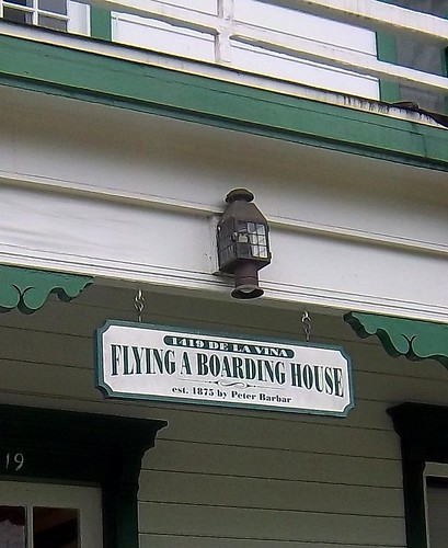 Flying A Boarding House Sign