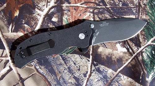 Zero Tolerance Model 0350 Assisted 3-14 S30V Plain Blade, Black G10 Handles