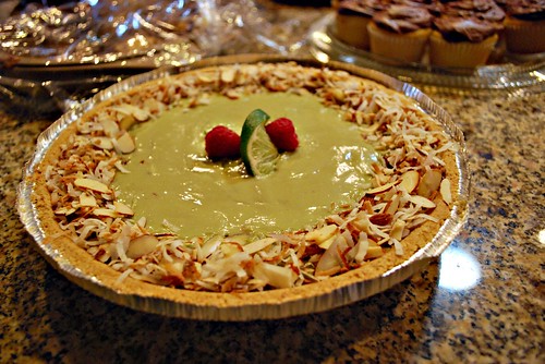avocado pie made by Addison and Adie