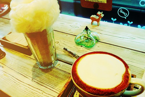 Cappuccino and Cotton candy