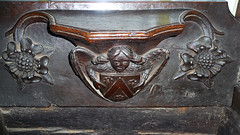 Misericord Chichele Arms medieval woodwork