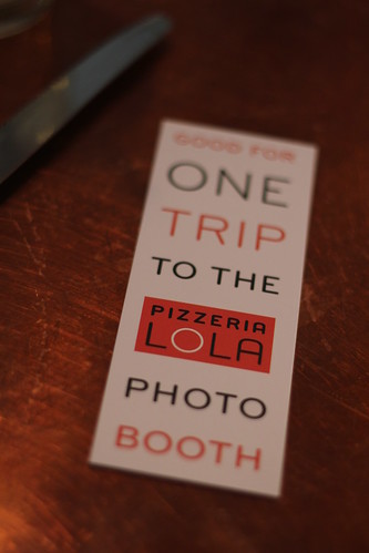 Photobooth ticket, $3