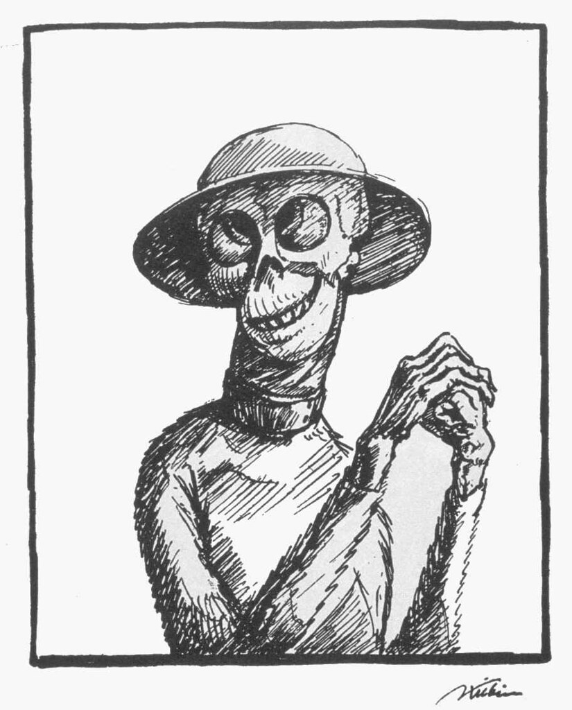 Alfred Kubin - Die Maske des Todes, 1918 