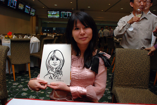 caricature live sketching for Thorn Business Associates Appreciate Night 2011 - 10