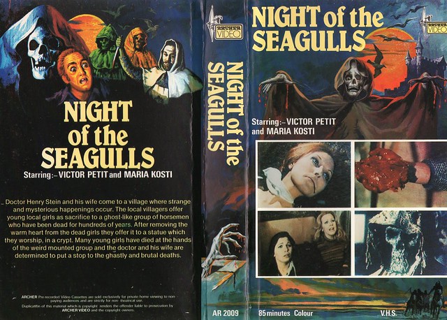 Night Of The Seagulls (VHS Box Art)