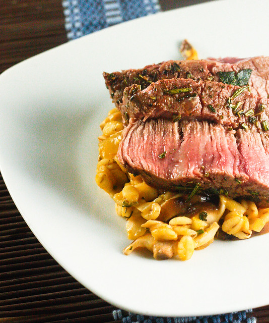 Steak with Barley Mushroom Risotto 2 (1 of 1)